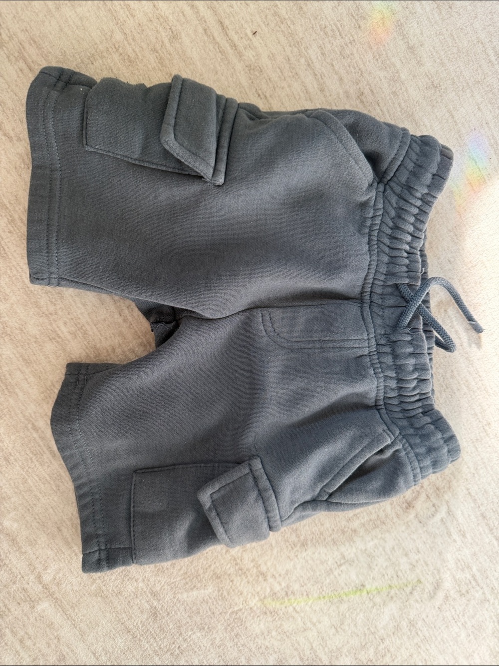 Free Planet Kids Charcoal Gray Cargo Shorts
